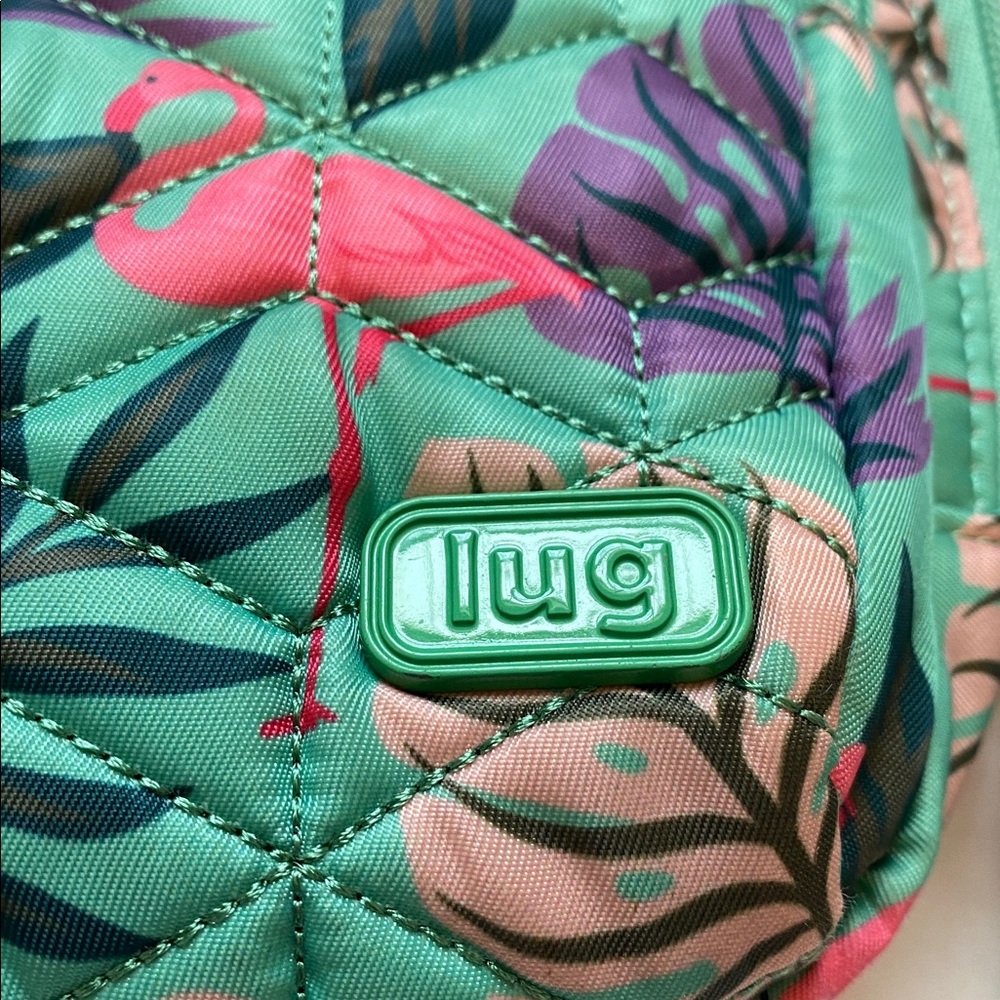 LUG Ranger 2 Crossbody Bag With Matching Wallet In Flamingo Mint Pattern - Picture 5 of 16